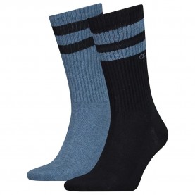 чорапи,мъжки,чорапи,calvin,klein,701218711,crew,socks,2,pairs,multicolor,(mid,denim,melange)