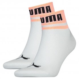 чорапи,мъжки,чорапи,puma,new,heritage,quarter,short,socks,2,pairs,white,orange,(white)