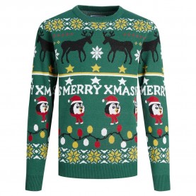 блуза,детски,блузи,jack,&,jones,jorhoho,knit,sweatshirt,green,(green)