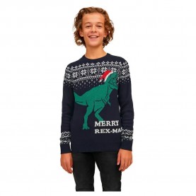 блуза,детски,блузи,jack,&,jones,rex,xmas,sweater,blue,(navy)