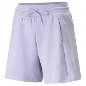 Къси панталони Puma Power Colorblock shorts - Purple (Vivid Violet) къси,панталони,дамски,панталони,puma,power,colorblock,shorts,purple,(vivid,violet)