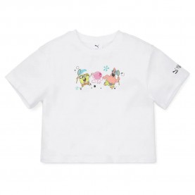 тениска,детски,тениски,puma,x,spongebob,gir,short,sleeve,t,shirt,white,(puma,white)