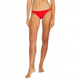 дамски,бански,костюми,volcom,simply,solid,full,bikini,bottom,orange,(candy,apple)