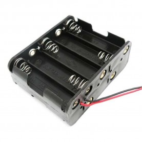 батерии,euroconnex,10xr6,cable,battery,holder,silver,(black)