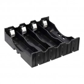 батерии,euroconnex,18650,printec,circuit,battery,holder,2,units,silver,(black)