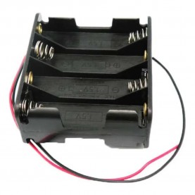 батерии,euroconnex,2491,8xr6,cable,battery,holder,silver,(black)