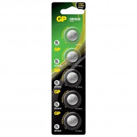 батерии,gp,batteries,cr1632,3v,lithium,battery,5,units,silver,(silver)