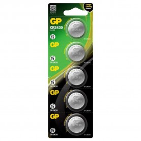 батерии,gp,batteries,cr2430,3v,lithium,battery,5,units,silver,(silver)