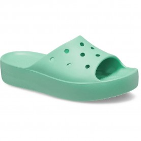 дамски,сандали,и,чехли,crocs,classic,platform,slides,jade,stone,(green)