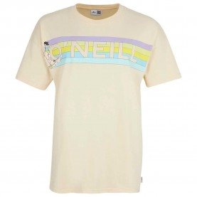 тениска,дамски,тениски,o´neill,connective,graphic,long,short,sleeve,t,shirt,bleached,sand,(yellow)