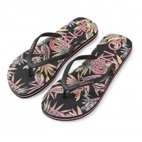 джапанки,дамски,сандали,и,чехли,o´neill,profile,graphic,flip,flops,black,(black,tropical,flower)