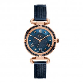 часовник,часовници,gc,cablechic,y58008l7mf,watch,golden,(blue)