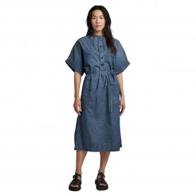 рокля,дамски,поли,и,рокли,g,star,adjustable,waist,dress,blue