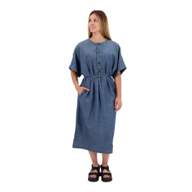 Рокля G-Star Adjustable Waist short sleeve dress - Blue (Faded Cricket Blue) рокля,дамски,поли,и,рокли,g,star,adjustable,waist,short,sleeve,dress,blue,(faded,cricket,blue)
