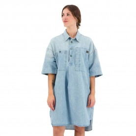 рокля,дамски,поли,и,рокли,g,star,denim,long,sleeve,dress,blue