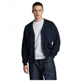 жилетка,мъжки,пуловери,g,star,essential,cardigan,relaxed,sweatshirt,black