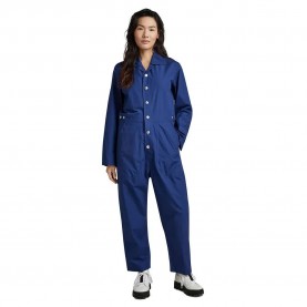 Гащеризон G-Star Relaxed jumpsuit - Blue (Ballpen Blue) гащеризон,дамски,гащеризони,g,star,relaxed,jumpsuit,blue,(ballpen,blue)