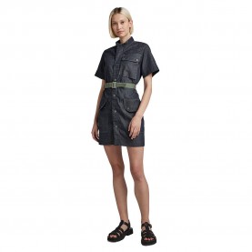 рокля,дамски,поли,и,рокли,g,star,utility,short,sleeve,dress,blue