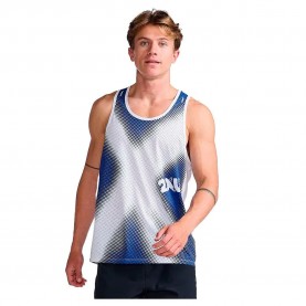 тениска,мъжки,тениски,2xu,light,speed,singlet,sleeveless,t,shirt,blue,(white,surf,x,silver,reflective)