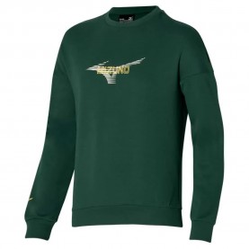 блуза,мъжки,пуловери,mizuno,graphic,crew,sweatshirt,green