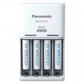 батерии,eneloop,bq,cc51,+4aaa,battery,charger,silver,(white)