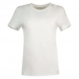 тениска,дамски,тениски,salsa,jeans,logo,embroidery,short,sleeve,t,shirt,white