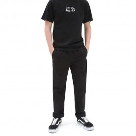 Панталони Vans Range Elastic Waist pants - Black (Black) панталони,детски,панталони,vans,range,elastic,waist,pants,black,(black)