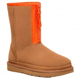 обувки,дамски,боти,дамски,високи,обувки,за,ходене,ugg,classic,short,zipper,tape,logo,boots,beige