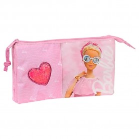 канцеларски,принадлежности,safta,triple,pencil,case,multicolor,(pink)