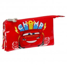 канцеларски,принадлежности,safta,triple,pencil,case,multicolor,(red)