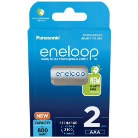 батерии,eneloop,bk,4mcde,2be,800mah,rechargeable,battery,2,units,silver,(silver)