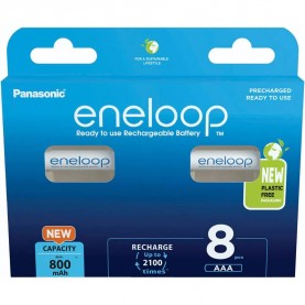 батерии,eneloop,bk,4mcde,8be,800mah,rechargeable,battery,8,units,silver,(silver)