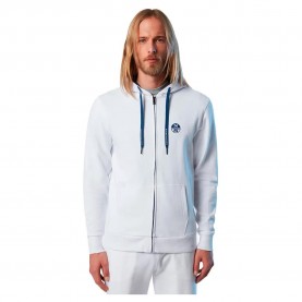блуза,мъжки,пуловери,north,sails,logo,full,zip,sweatshirt,white,(white)