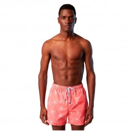 бански,гащета,мъжки,бански,костюми,north,sails,volley,all,over,starfish,swimming,shorts,orange,(coral)