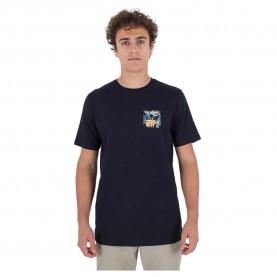 тениска,мъжки,тениски,hurley,evd,four,corners,short,sleeve,t,shirt,black,(black,tonal)