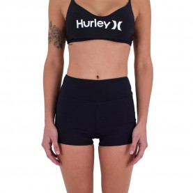 бански,гащета,дамски,бански,костюми,hurley,max,solid,swim,short,bikini,bottom,black