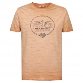 тениска,мъжки,тениски,petrol,industries,623,classic,print,short,sleeve,t,shirt,desert,orange