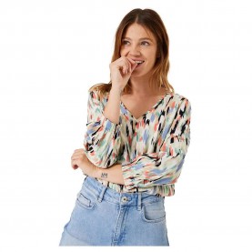 риза,с,дълъг,ръкав,дамски,блузи,дамски,ризи,garcia,b30232,long,sleeve,shirt,beige,(whitecap)