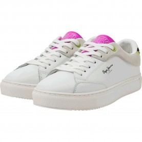 маратонки,дамски,маратонки,pepe,jeans,adams,ari,low,trainers,white