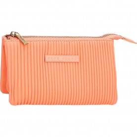 Pepe jeans Aurora Vanity 3 woman wallet - Orange (Peach) портфейли,и,портмонета,pepe,jeans,aurora,vanity,3,woman,wallet,orange,(peach)