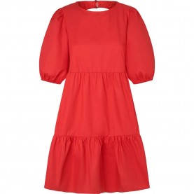 Рокля Pepe jeans Bella short sleeve dress - Red (Studio Red) рокля,дамски,поли,и,рокли,pepe,jeans,bella,short,sleeve,dress,red,(studio,red)