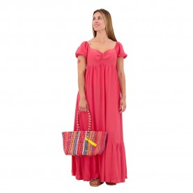 Рокля Pepe jeans Bernardette short sleeve dress - Red (Studio Red) рокля,дамски,поли,и,рокли,pepe,jeans,bernardette,short,sleeve,dress,red,(studio,red)