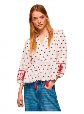 риза,с,дълъг,ръкав,дамски,блузи,дамски,ризи,pepe,jeans,bianca,long,sleeve,shirt,white