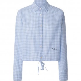 риза,с,дълъг,ръкав,дамски,блузи,дамски,ризи,pepe,jeans,edilia,long,sleeve,shirt,blue