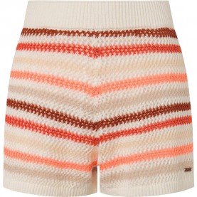 Къси панталони Pepe jeans Frances Shorts 1/4 shorts - Orange (Multi) къси,панталони,дамски,панталони,pepe,jeans,frances,shorts,1,4,shorts,orange,(multi)