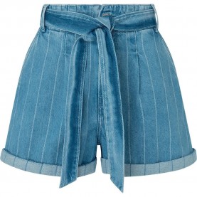 къси,панталони,дамски,панталони,pepe,jeans,kaylee,stripe,1,4,denim,shorts,blue