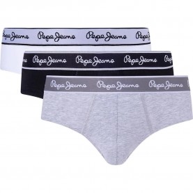мъжко,бельо,pepe,jeans,pepe,slips,3,units,multicolor,(grey,marl)