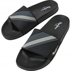 мъжки,джапанки,и,чехли,pepe,jeans,texture,slides,black