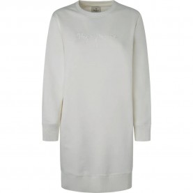 рокля,дамски,поли,и,рокли,pepe,jeans,whitney,long,sleeve,dress,white