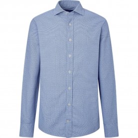 риза,с,дълъг,ръкав,мъжки,ризи,hackett,dobby,texture,long,sleeve,shirt,white,blue,(blue)